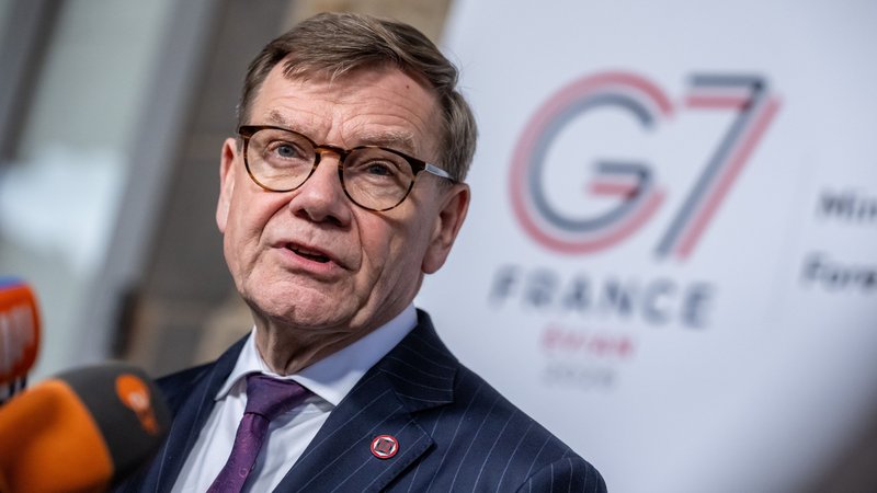 Johann Wadephul (CDU), Außenminister, beim Außenminister-Treffen der G7. | Bild: dpa-Bildfunk/Michael Kappeler Johann Wadephul (CDU), Außenminister, beim Außenminister-Treffen der G7.