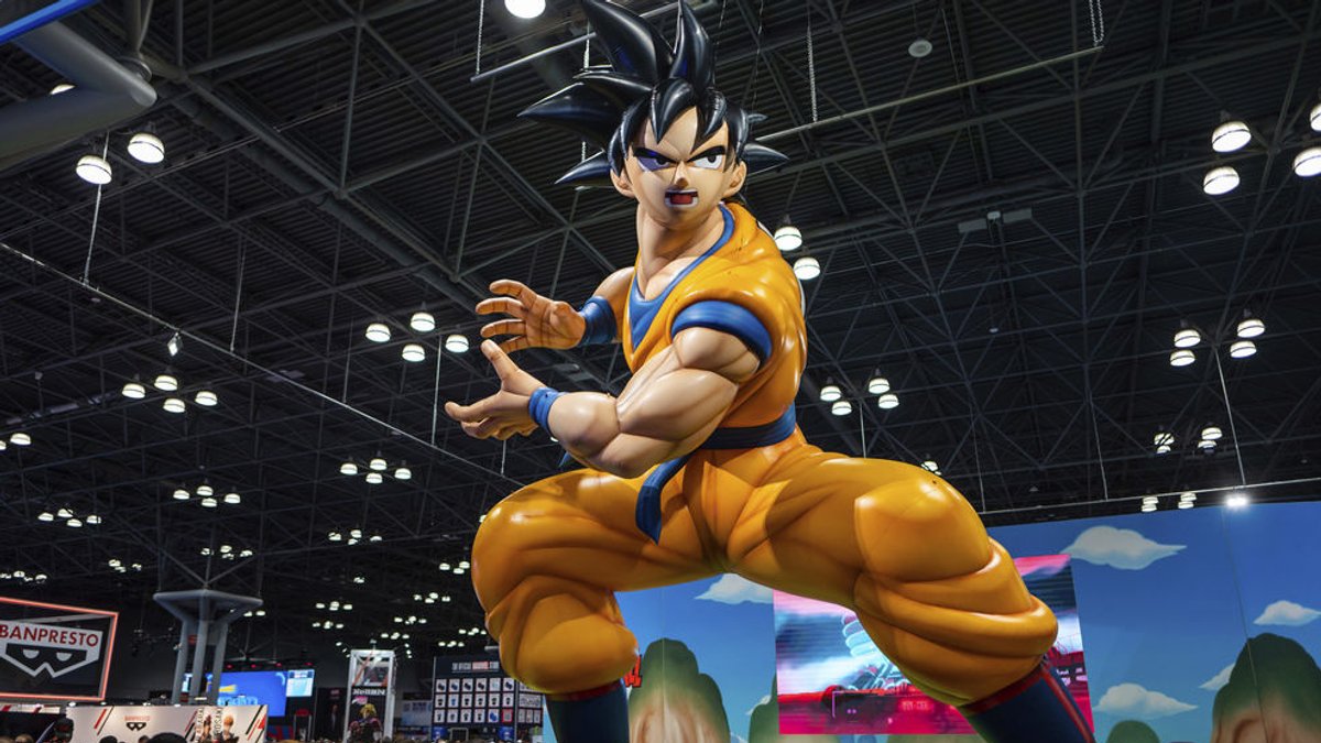 Der Stand von Dragon Ball Z ist während der New York Comic Con im Jacob K. Javits Convention Center zu sehen. 