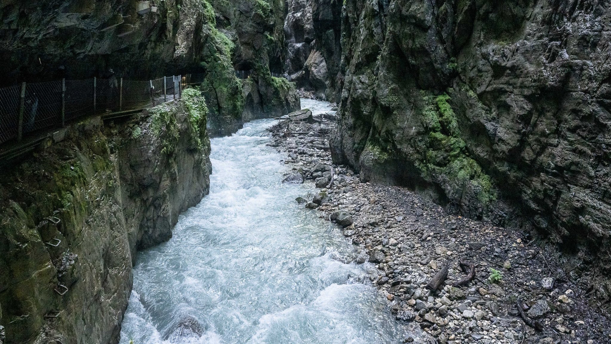 Die Partnach im Bereich von Garmisch-Partenkirchen. (Archivbild)