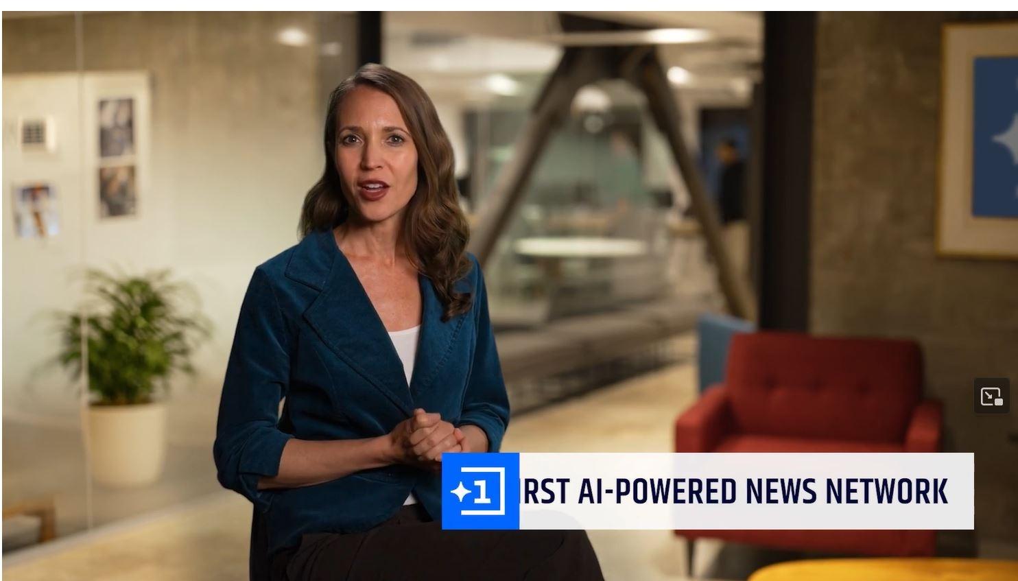 KI-Nachrichtenmoderatorin