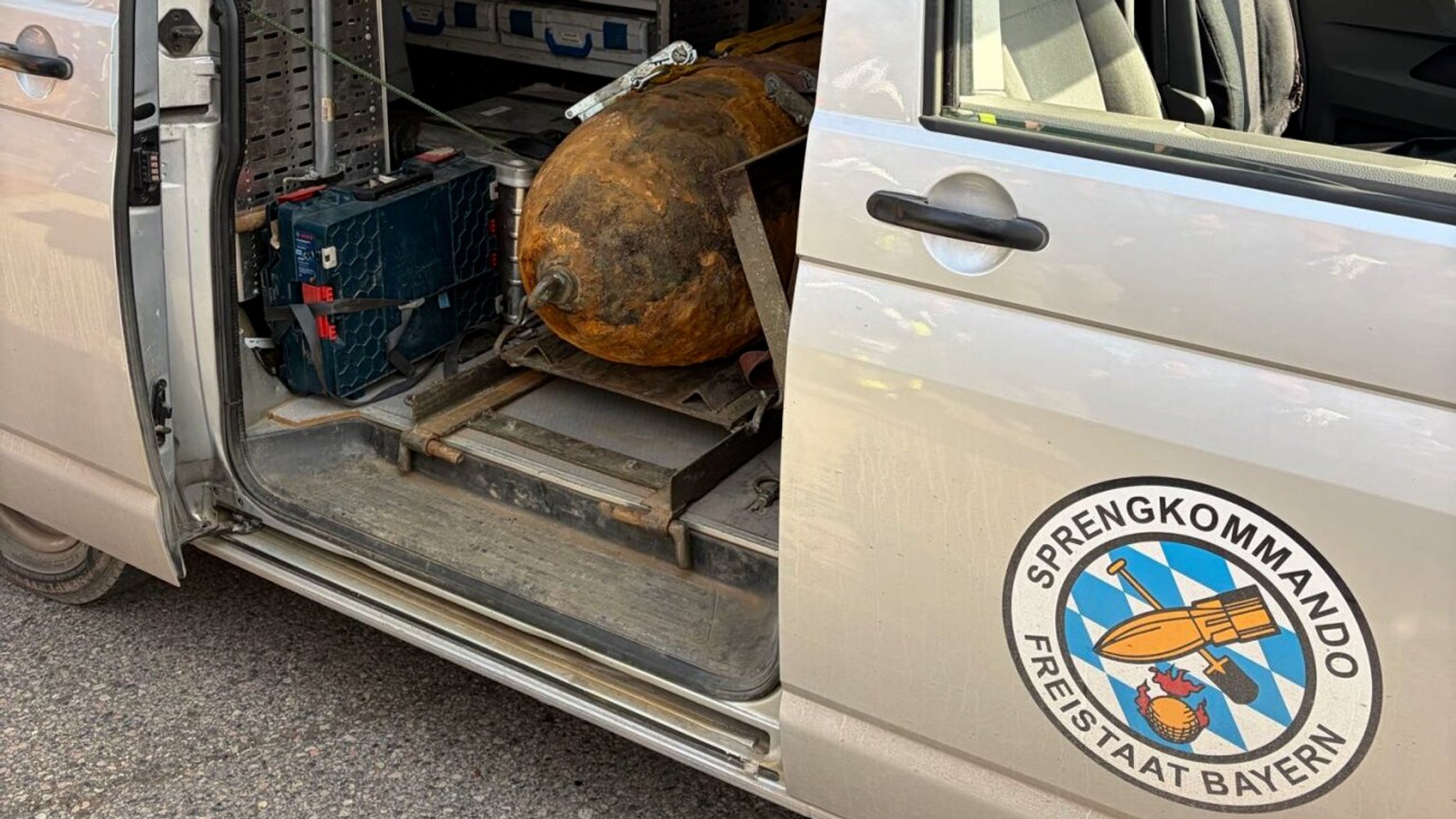 Am Dienstag haben Sprengstoffexperten eine Fliegerbombe in Nürnberg entschärft. Quelle Foto: Stadt Nürnberg