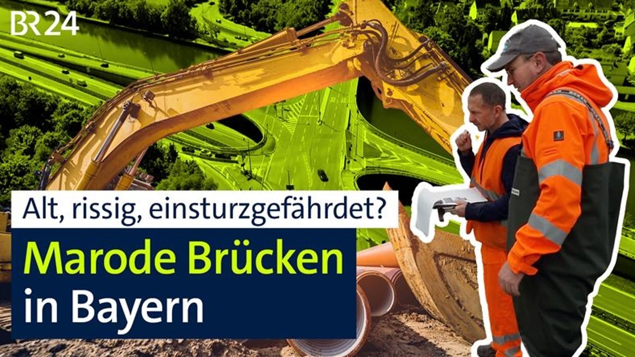 Alt, rissig, einsturzgefährdet? Marode Brücken in Bayern