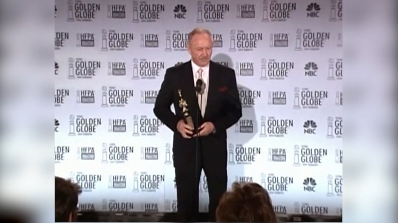 Schauspieler Gene Hackman bei den Golden Globes (Archivbild). | Bild: BR Schauspieler Gene Hackman bei den Golden Globes (Archivbild).