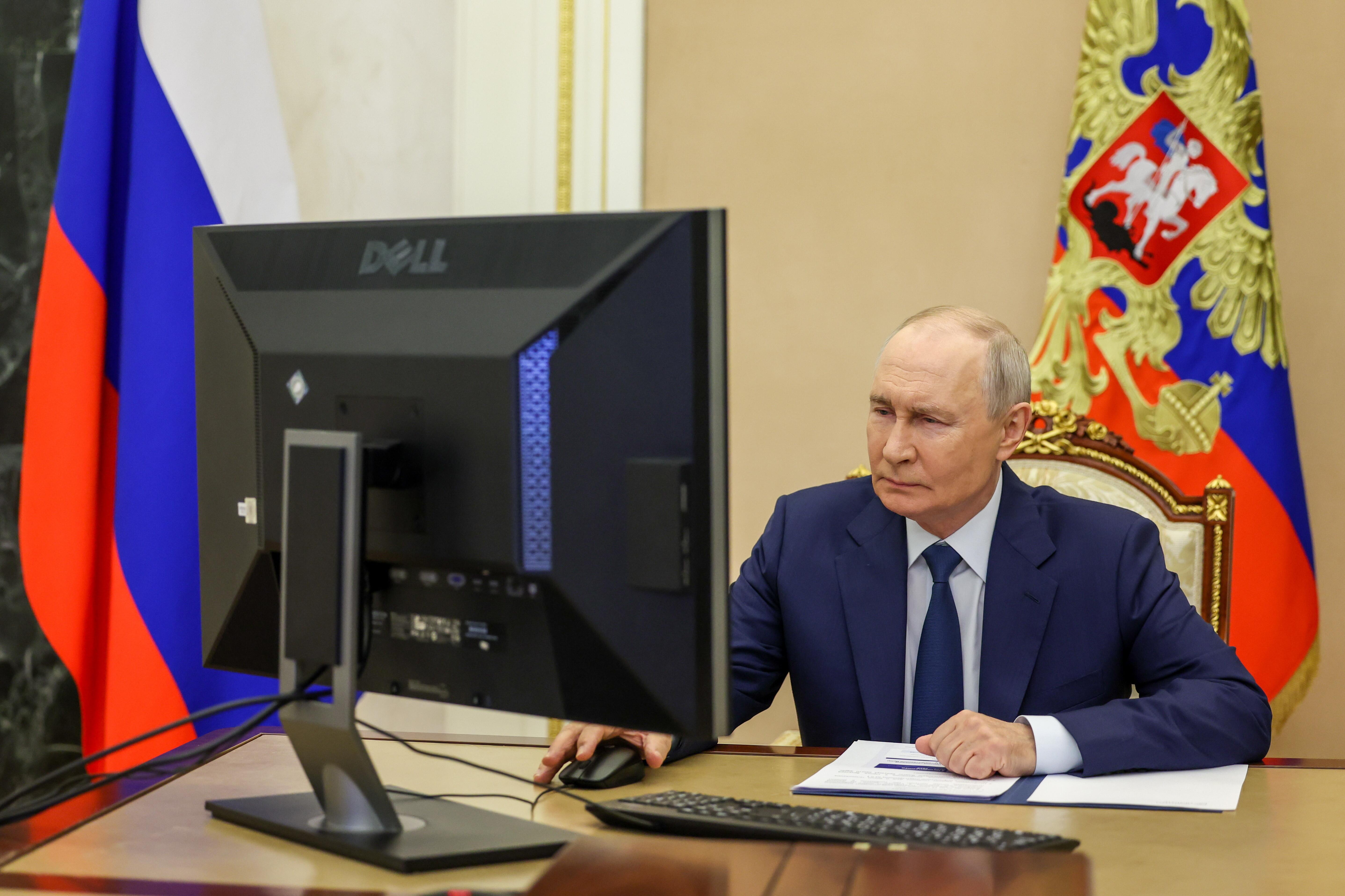(Archivbild): Russlands Präsident Putin | Bild:pa/dpa/TASS | Vyacheslav Prokofyev