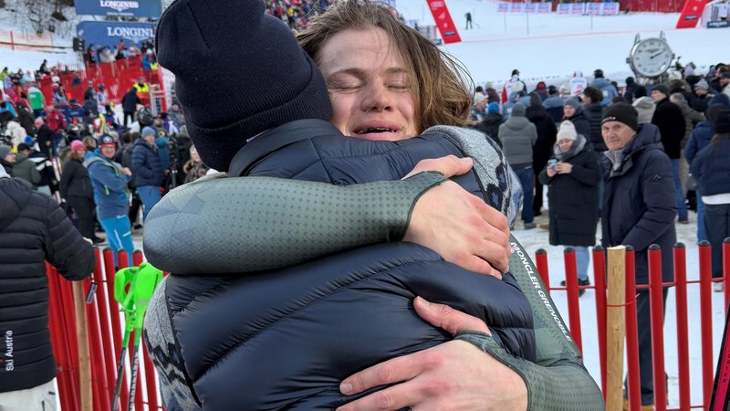 Lucas Pinheiro Braathen und Bastian Schweinsteiger | Bild: BR Sport Lucas Pinheiro Braathen und Bastian Schweinsteiger
