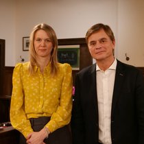 Mit Julie Kurz und Bernd Baumann | Bild: A.H. Schroll