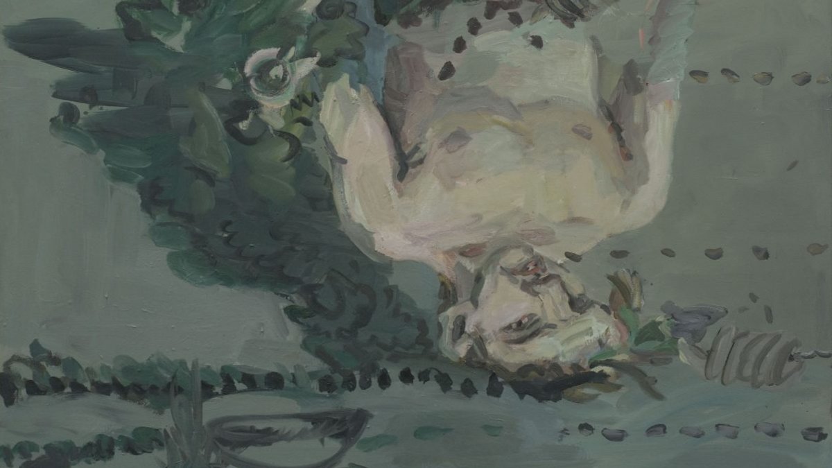 Auf den Kopf gestellt: Der Mann am Baum von Georg Baselitz