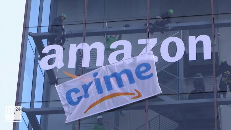 Black Friday: Demonstration gegen Amazon in München