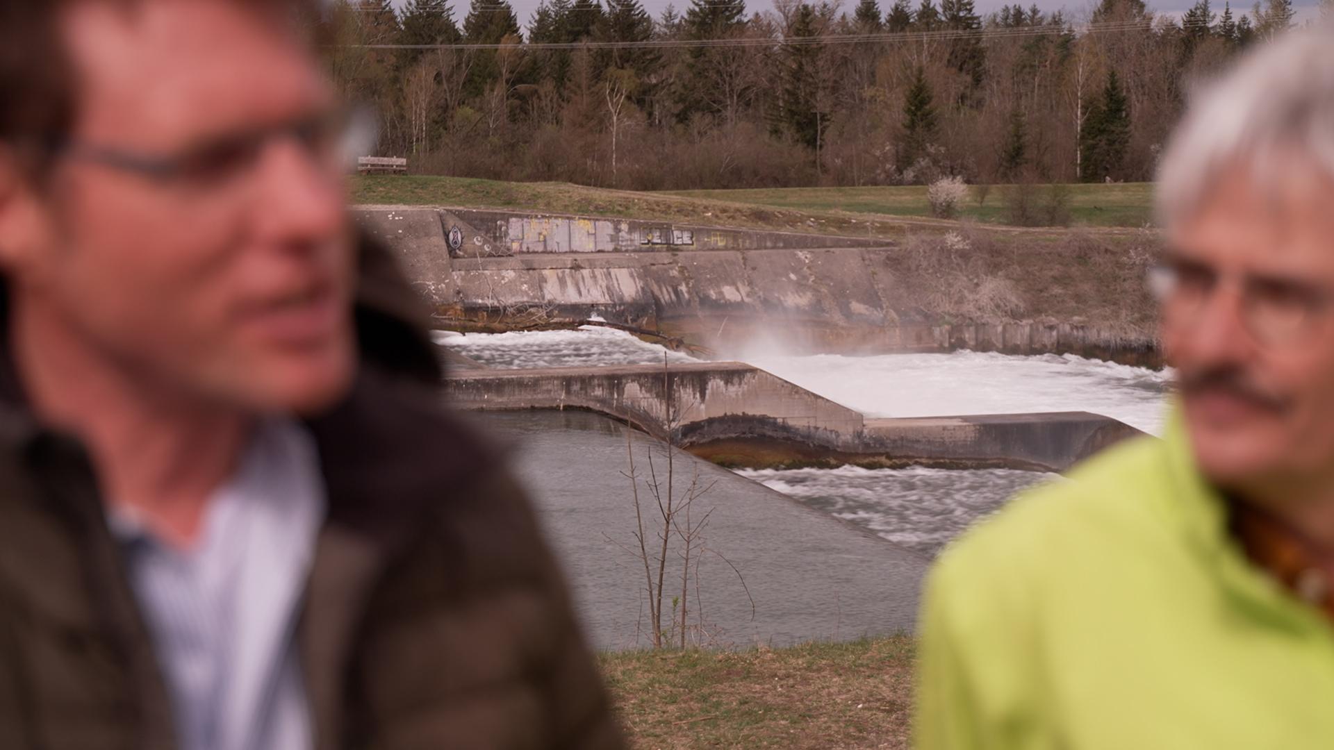 Der Lech in der Nähe von Kissing