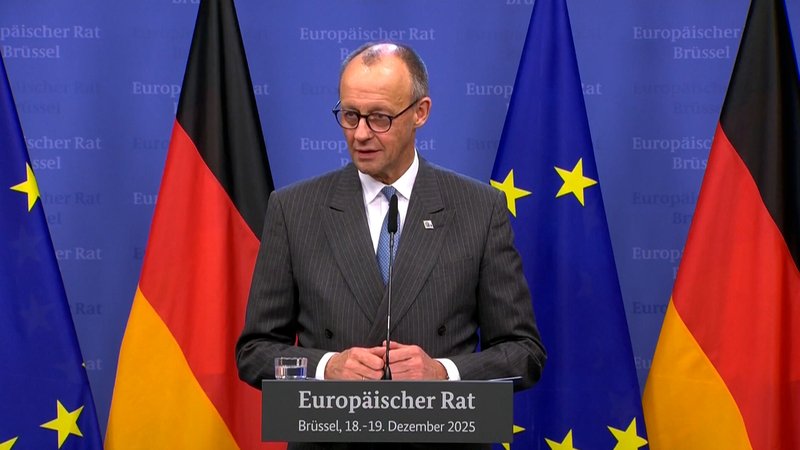 Bundeskanzler Friedrich Merz in Brüssel | Bild: BR Bundeskanzler Friedrich Merz in Brüssel