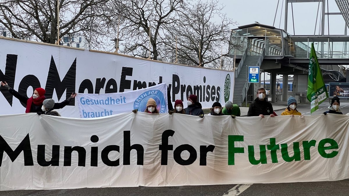 Fridays for Future-Aktivisten fordern mehr Klimaschutz vom Münchner Stadtrat