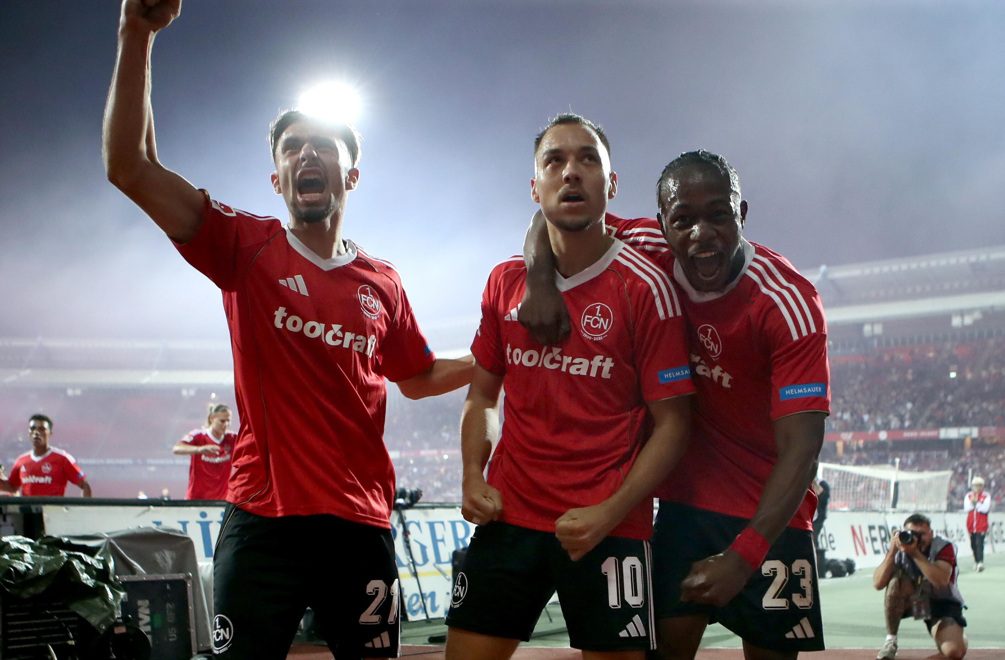 Torjubel beim 1. FC Nürnberg