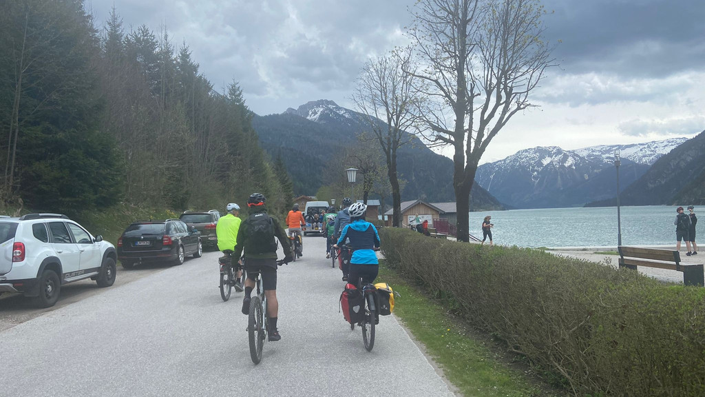 Radlwallfahrer in Südtirol