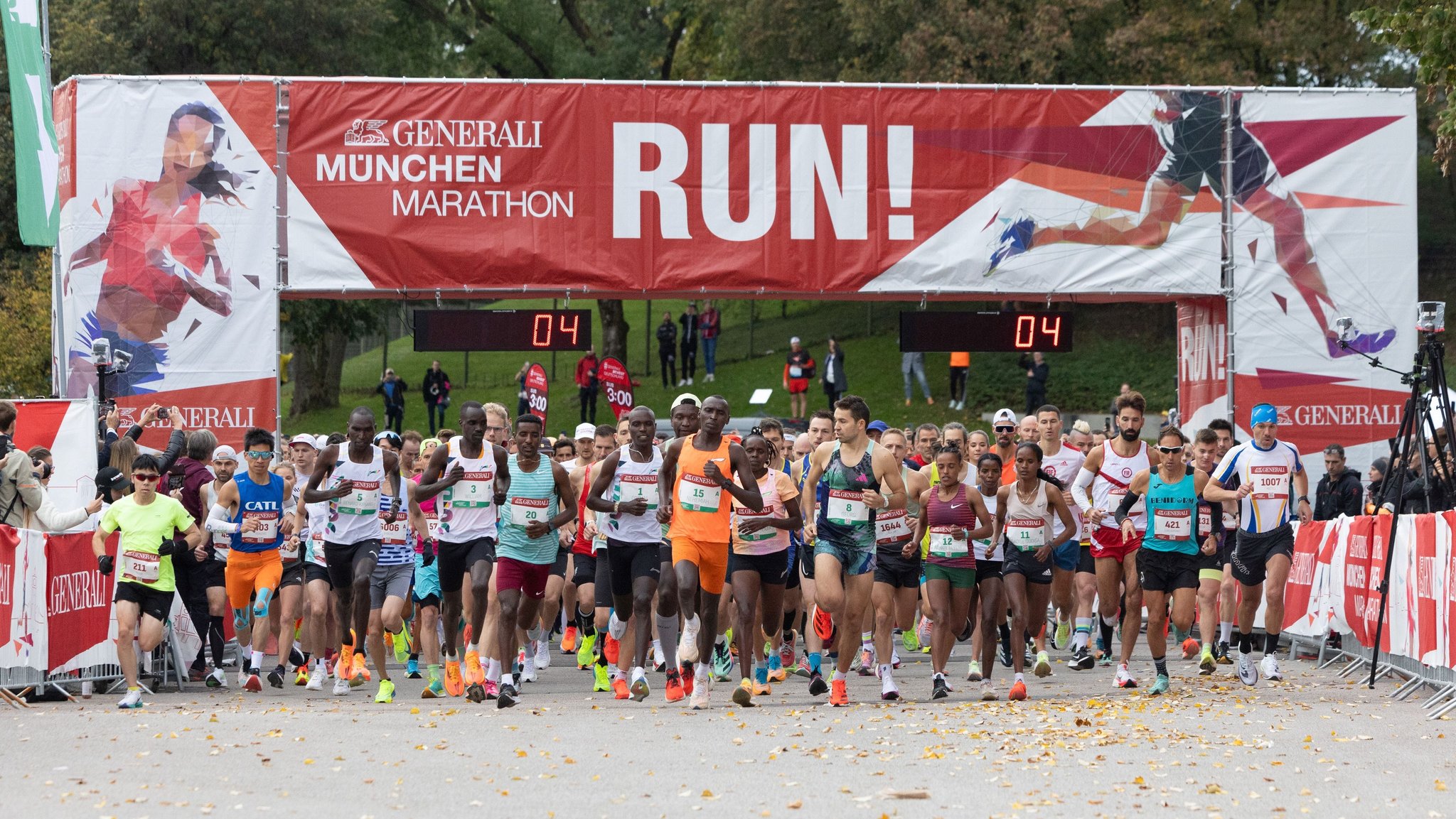 Start beim München Marathon