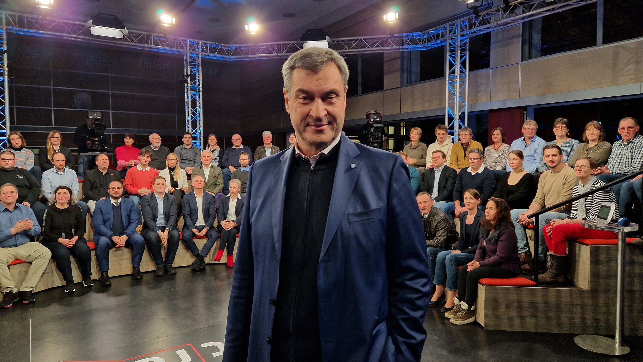 Arena jetzt red i mit Söder | Bild: BR/Julius Kolb Arena jetzt red i mit Söder