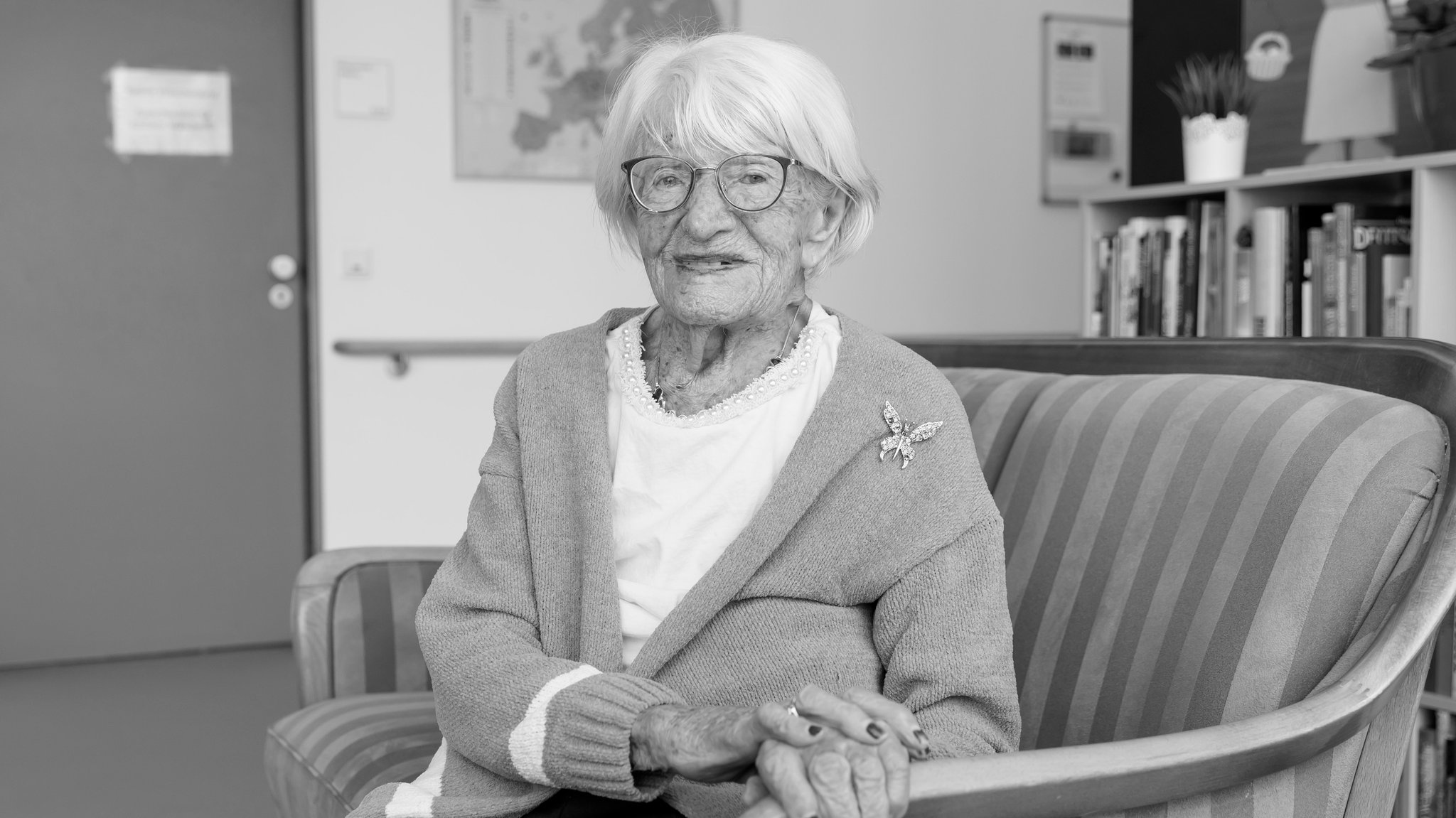 Charlotte Kretschmann wurde 114 Jahre alt – und war damit die wohl älteste Deutsche. | Bild: picture alliance/dpa | Julian Rettig Charlotte Kretschmann wurde 114 Jahre alt – und war damit die wohl älteste Deutsche.