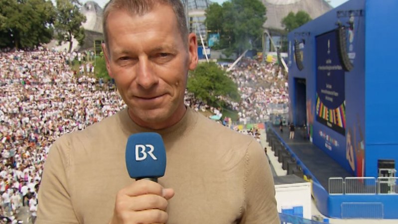 BR-Reporter Markus Othmer berichtet. | Bild: Bayerischer Rundfunk 2024 BR-Reporter Markus Othmer berichtet.
