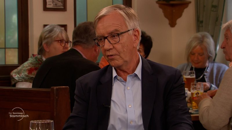 Bartsch fordert im Sonntags-Stammtisch zu mehr internationalen Druck auf Netanjahu und seine Verbündeten auf. | Bild: BR Bartsch fordert im Sonntags-Stammtisch zu mehr internationalen Druck auf Netanjahu und seine Verbündeten auf.