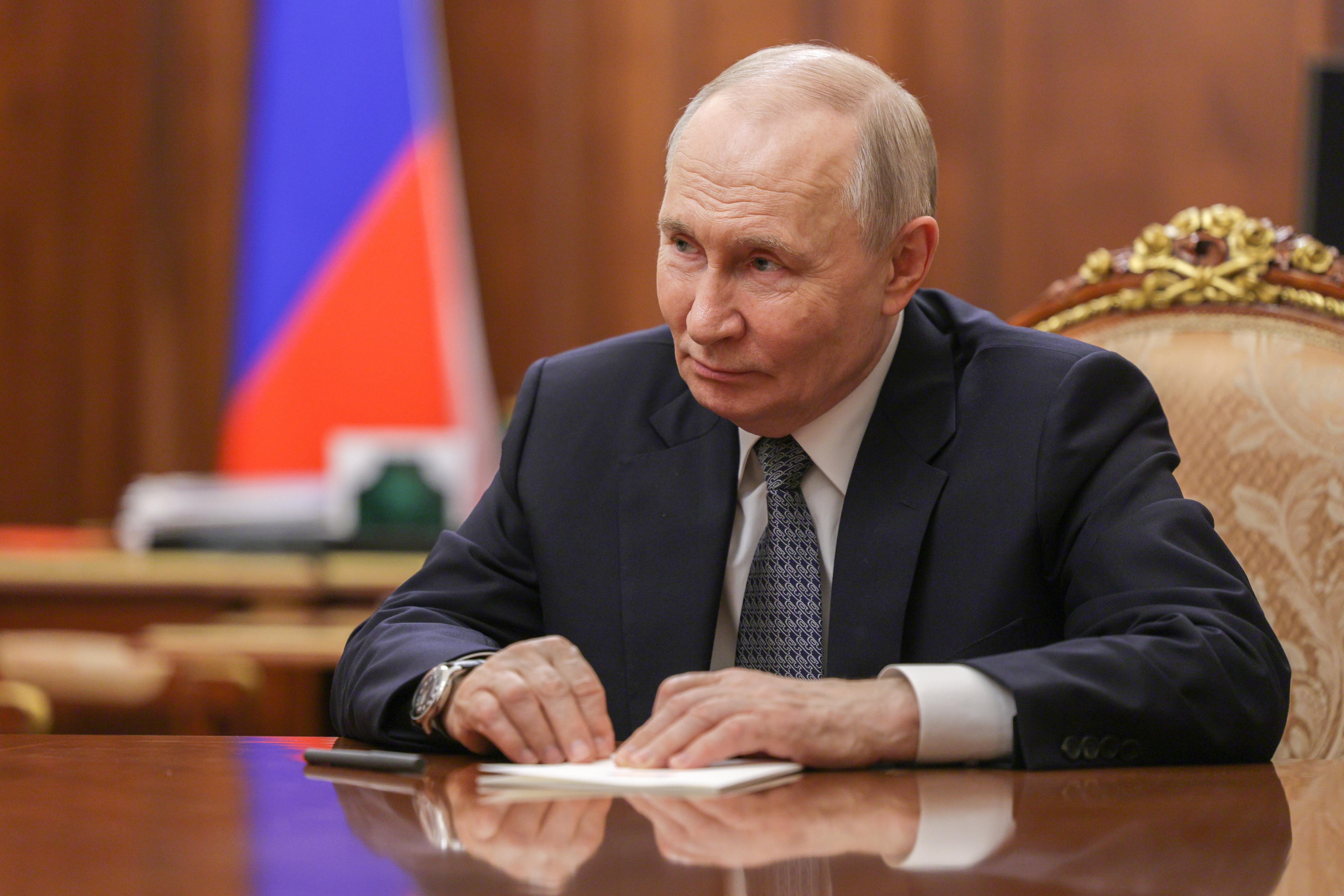 Der russische Präsident im Kreml 