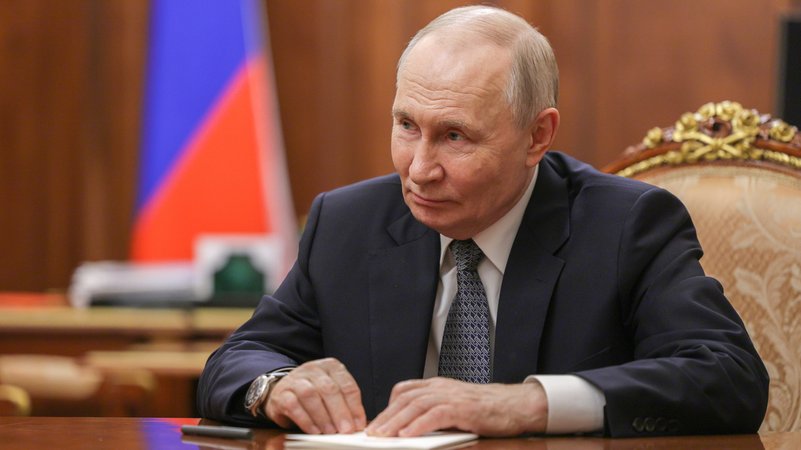 Der russische Präsident im Kreml | Bild: Gavriil Grigorov/Picture Alliance Der russische Präsident im Kreml