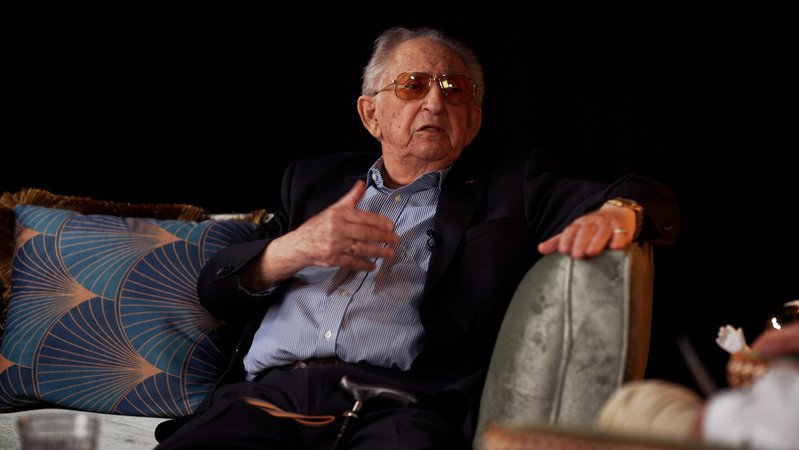 Abba Naor, Holocaust-Überlebender, im Interview mit BR-Chefredakteur Christian Nitsche bei "7 Fragen Zukunft" | Bild: BR Abba Naor, Holocaust-Überlebender, im Interview mit BR-Chefredakteur Christian Nitsche bei "7 Fragen Zukunft"