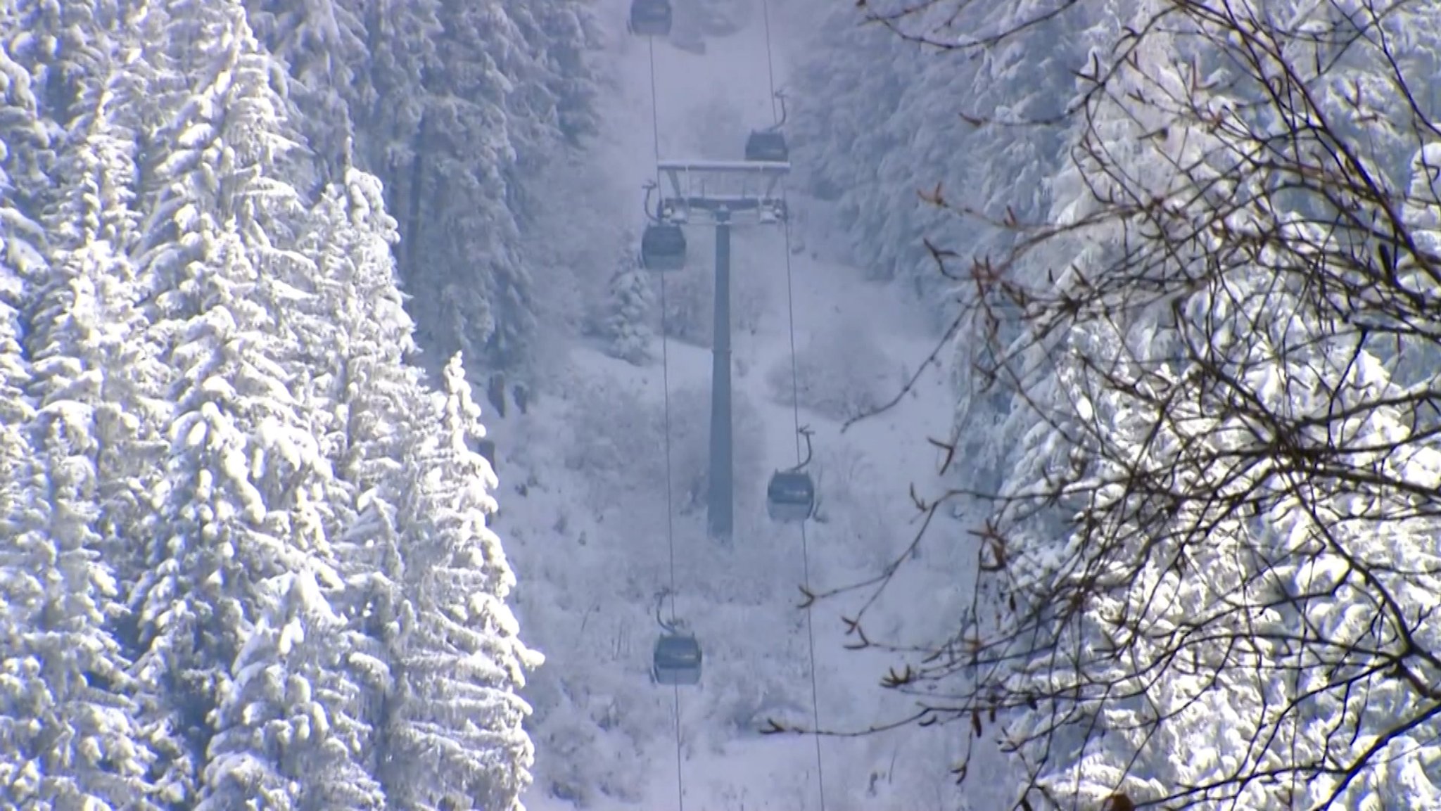 Im Ötztal ist am Vormittag eine Gondel abgestürzt.