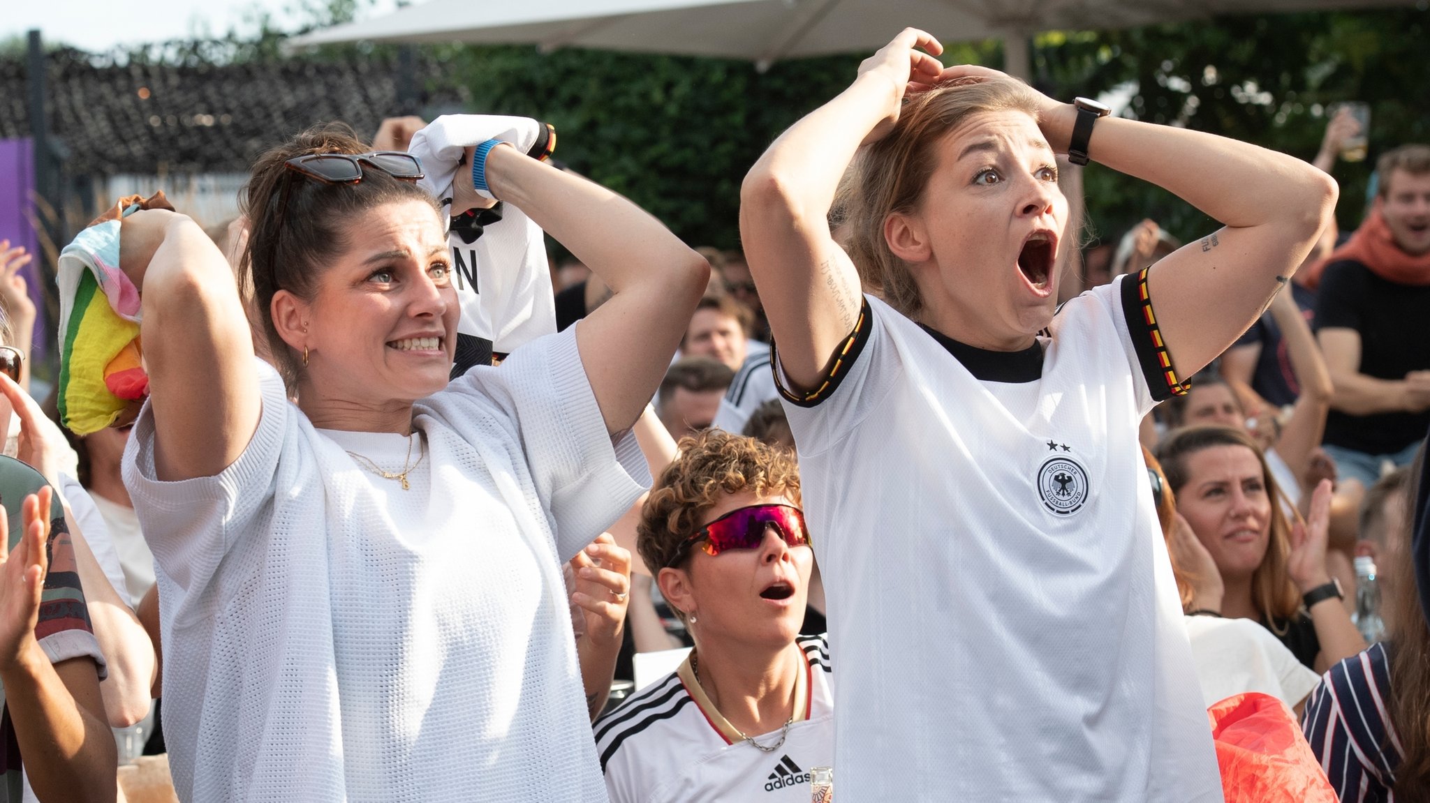 Deutschland-Fans beim Pubic Viewing