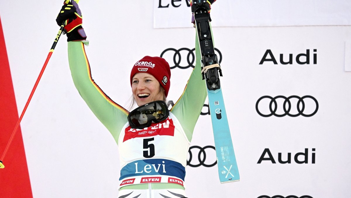 Slalom-Auftakt in Levi: Lena Dürr fährt auf Platz zwei