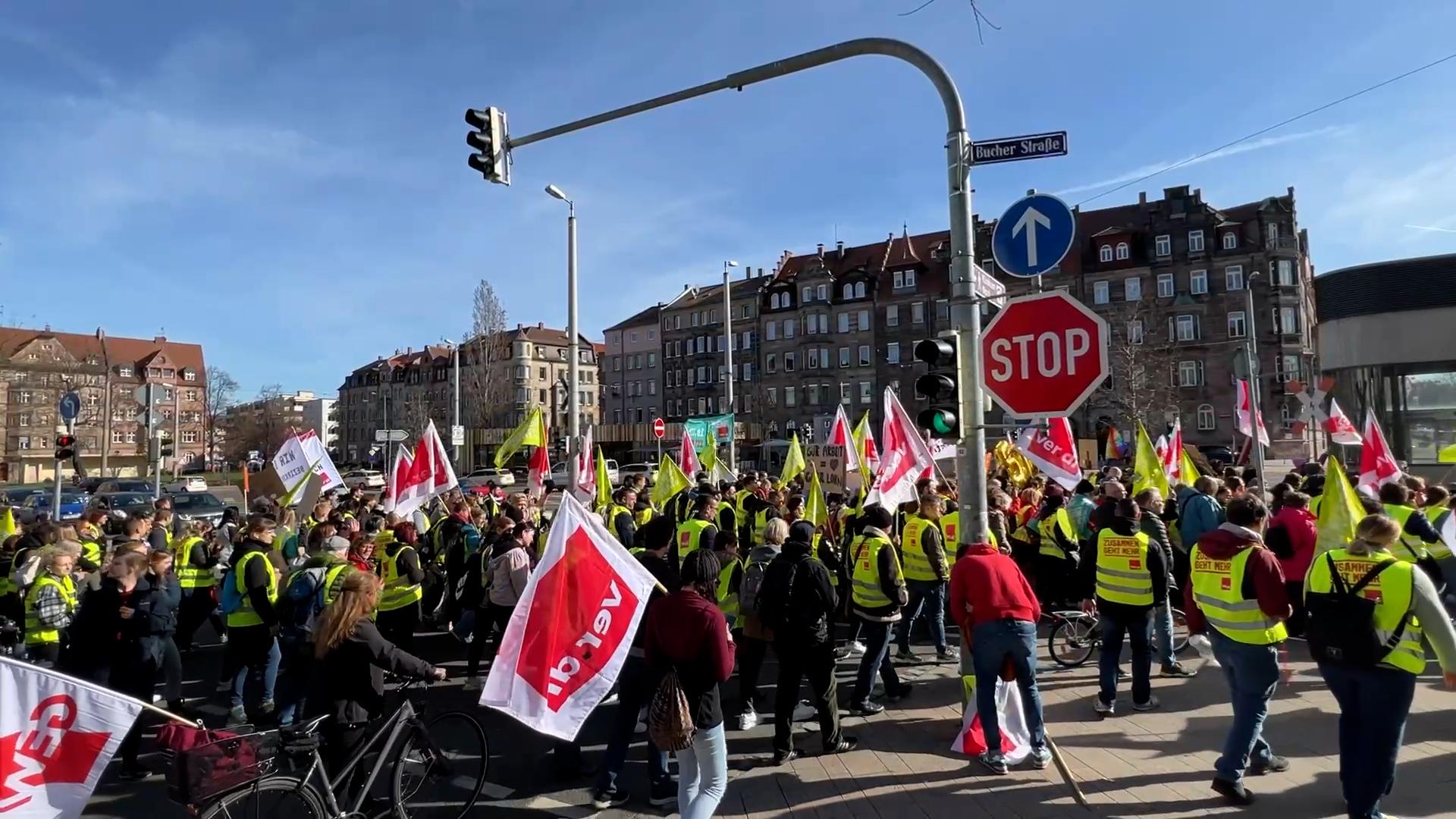 Warnstreiks Am Mittwoch: Größte Kundgebung Bayerns In Nürnberg | BR24