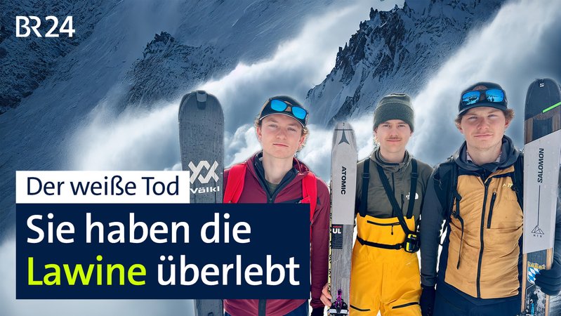 Paul und Florian haben das Unwahrscheinliche geschafft: Am 31. Januar 2023 retteten die beiden ihrem Kumpel aus einer Lawine. | Bild: BR/Melina Eisemann Paul und Florian haben das Unwahrscheinliche geschafft: Am 31. Januar 2023 retteten die beiden ihrem Kumpel aus einer Lawine.