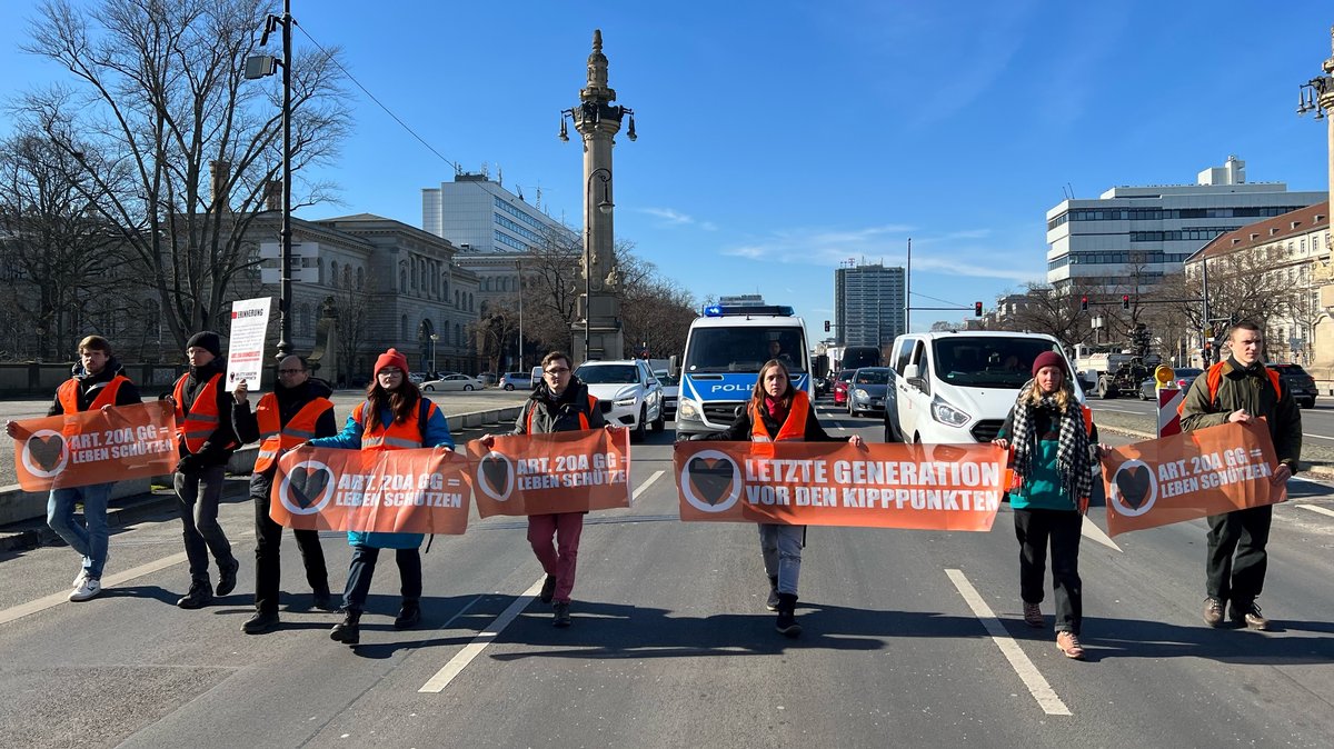Klimaproteste in Berlin: Habeck kritisiert "Letzte Generation"