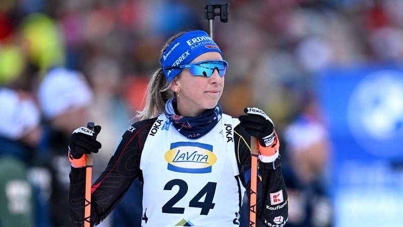 Franziska Preuß in Ruhpolding | Bild: picture alliance/dpa | Sven Hoppe Franziska Preuß in Ruhpolding