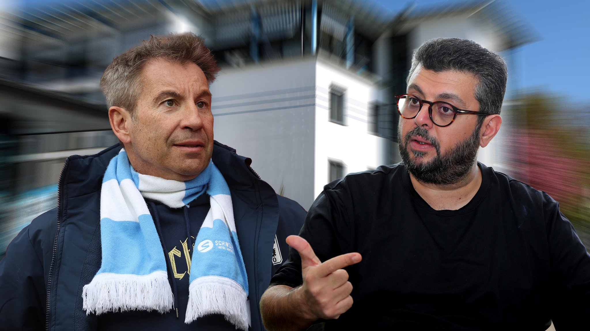 1860-Präsident Gernot Mang und Investor Hasan Ismaik | Bild: picture alliance / Wagner | Ulrich Wagner 1860-Präsident Gernot Mang und Investor Hasan Ismaik