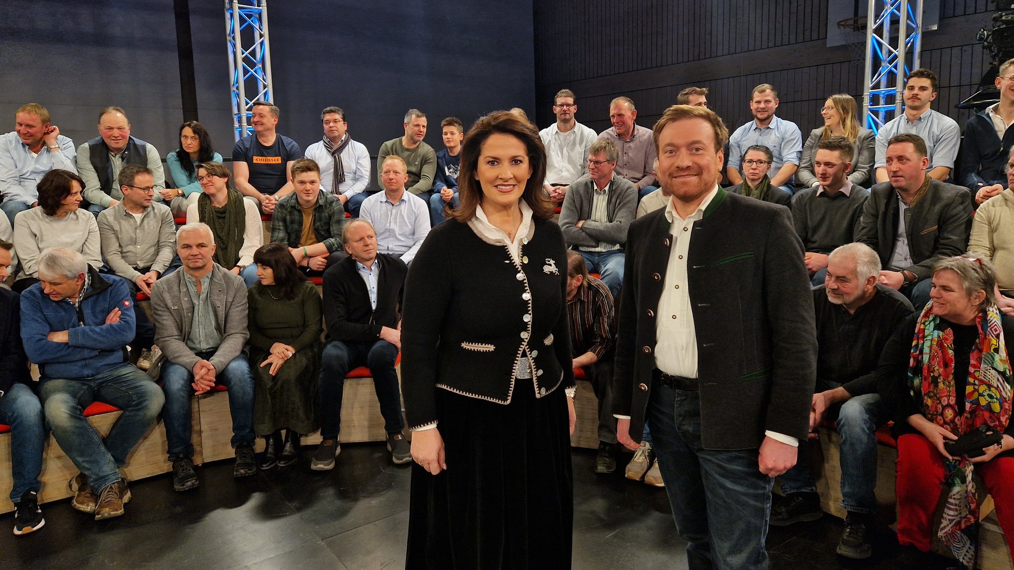 Michaela Kaniber (CSU), Landwirtschaftsministerin Bayern und Karl Bär (B'90 / Grüne) diskutierten in St. Wolfgang mit den Bürgerinnen und Bürgern