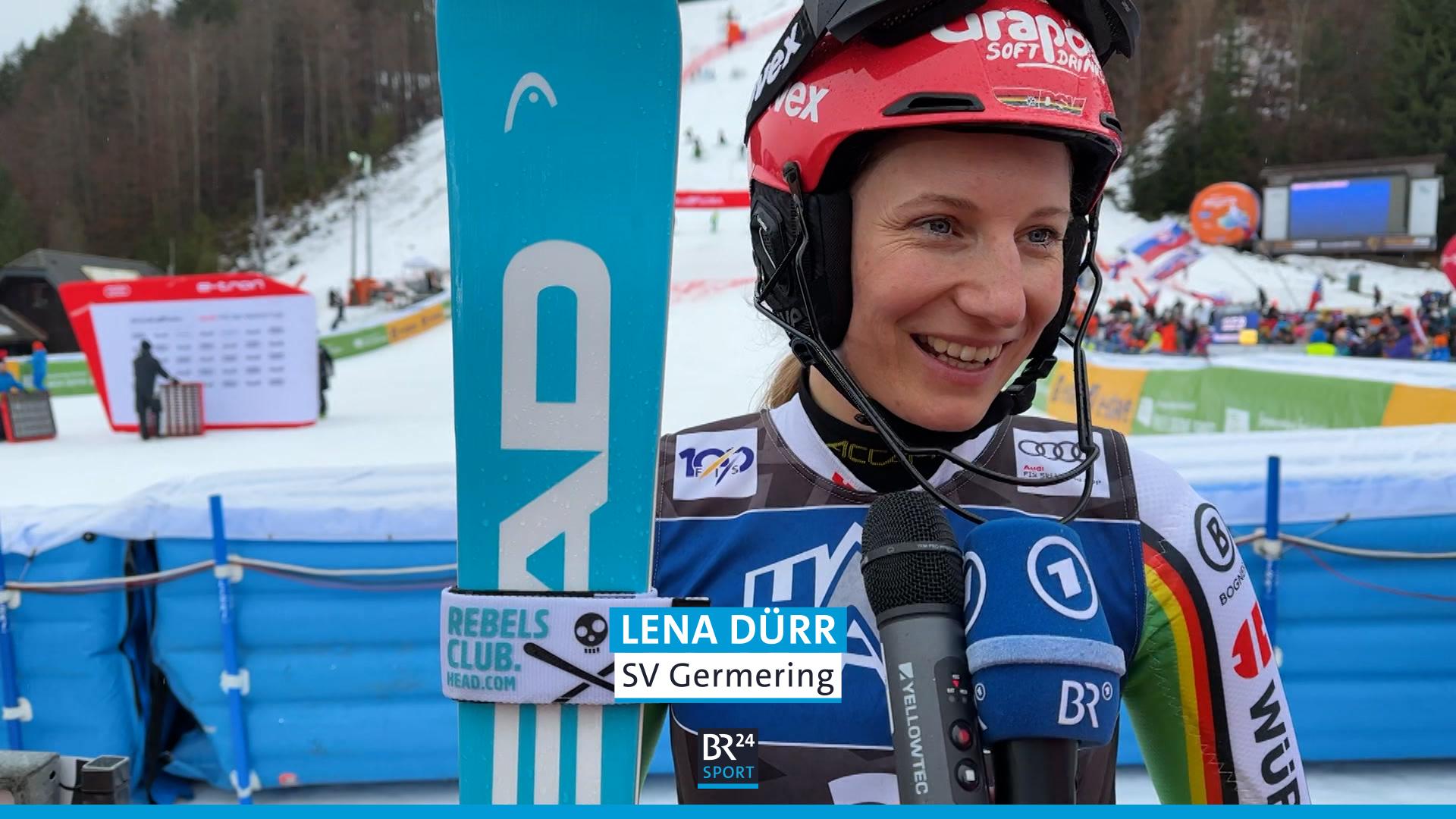 Lena Dürr in Kranjska Gora
