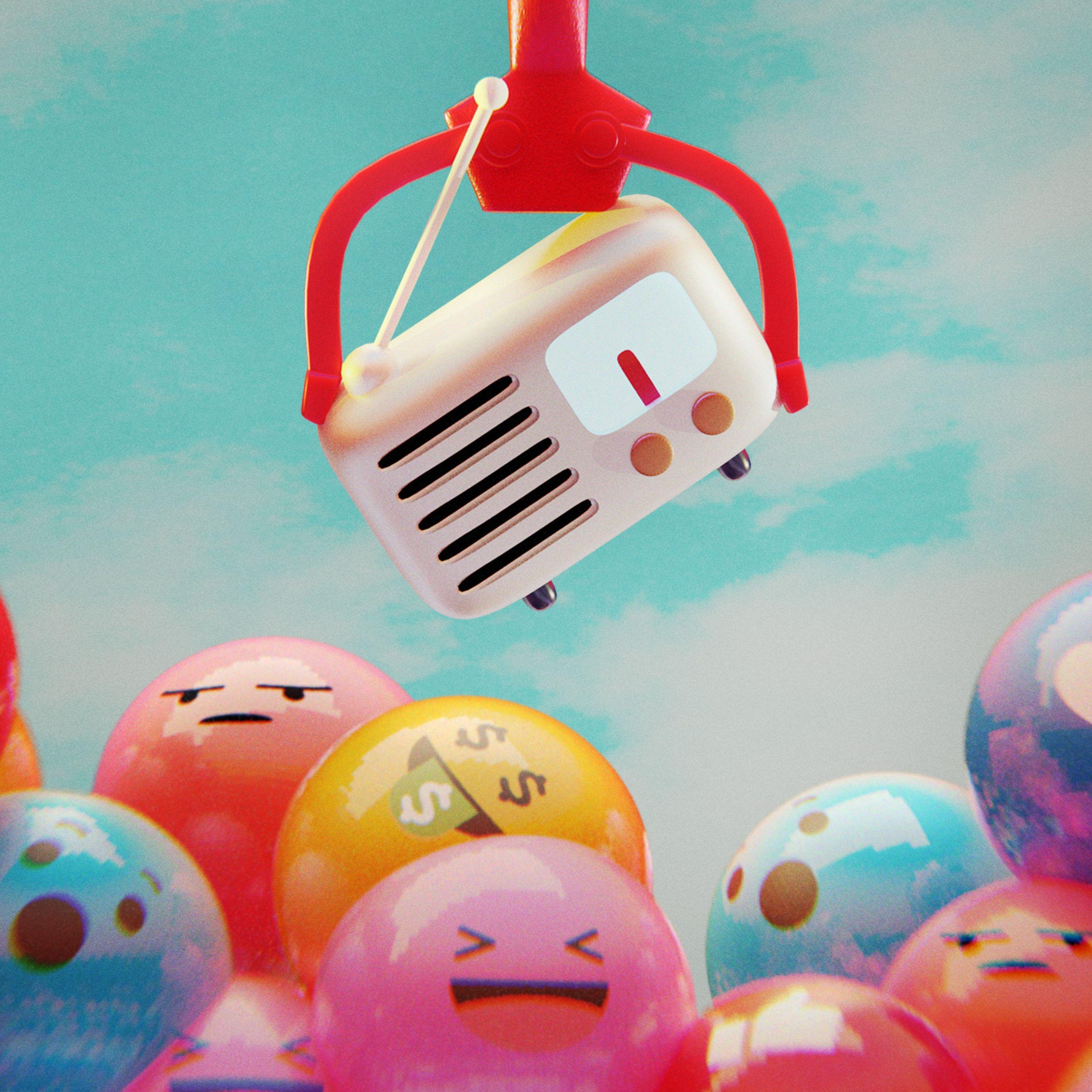 Graphik zum Podcast "Der mysteriöseste Song im Internet"