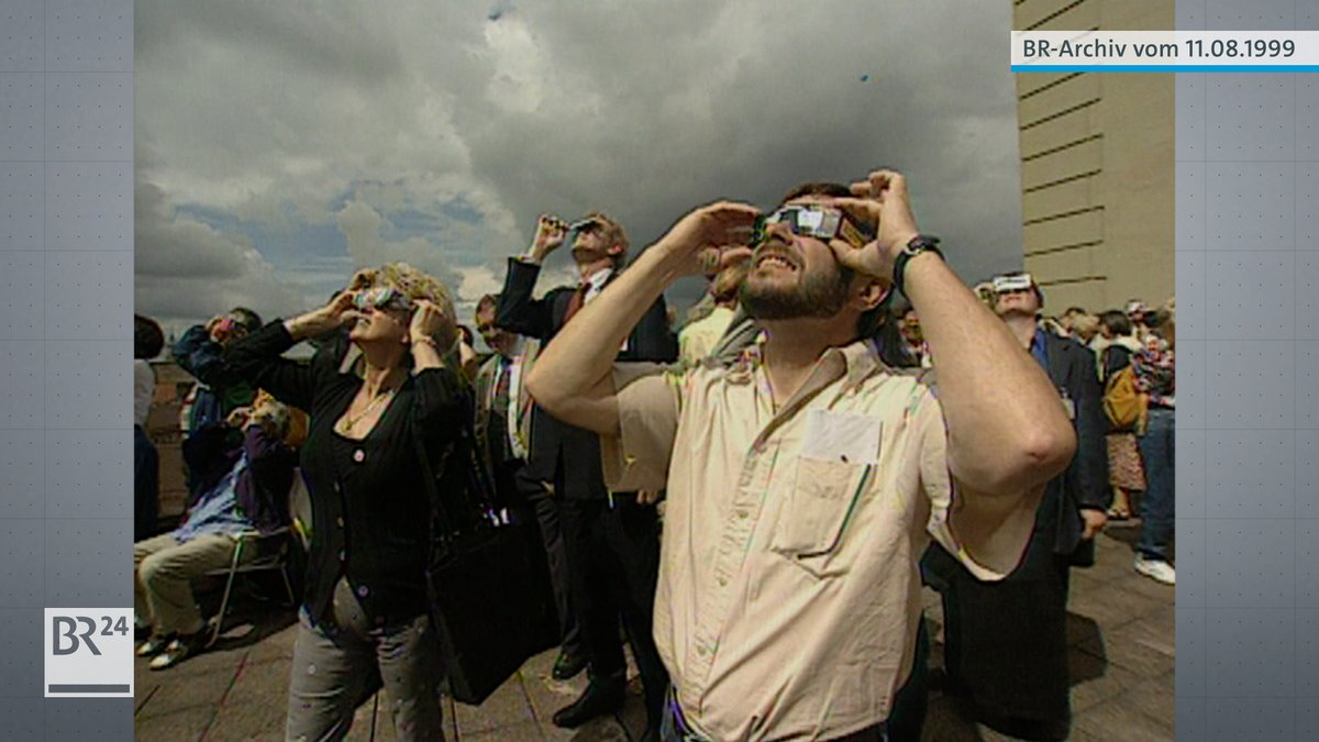 BR24 Retro: Totale Sonnenfinsternis in Augsburg 1999