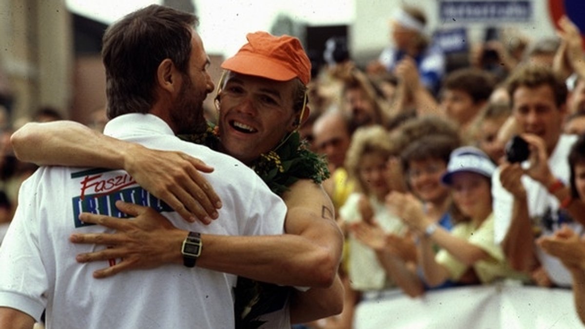 Triathlet Axel Koenders 1988