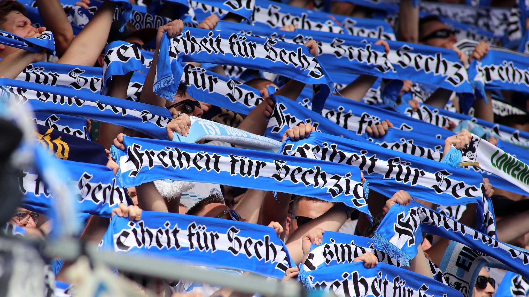 Löwen-Fans fordern "Freiheit für Sechzig"