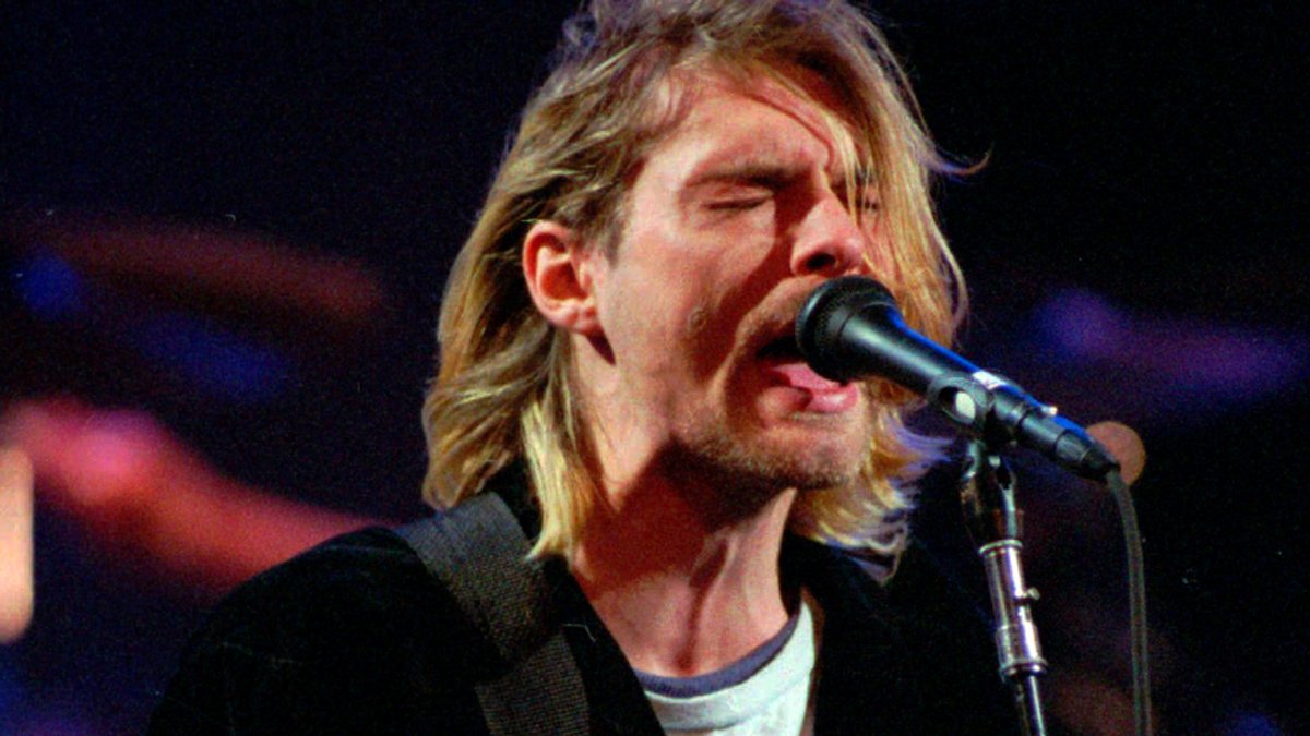 Archivbild von Kurt Cobain, Sänger der US-amerikanischen Kult-Rockband Nirvana aus dem Jahr 1993