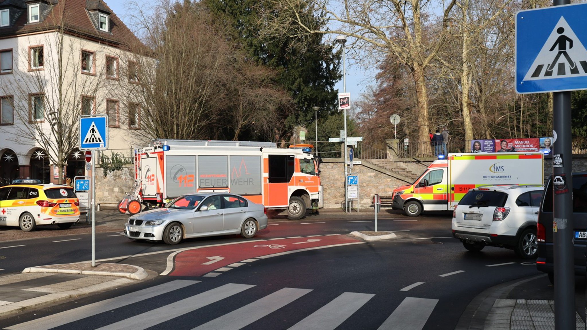 Messerattacke in Aschaffenburg: Mann und Kleinkind erstochen