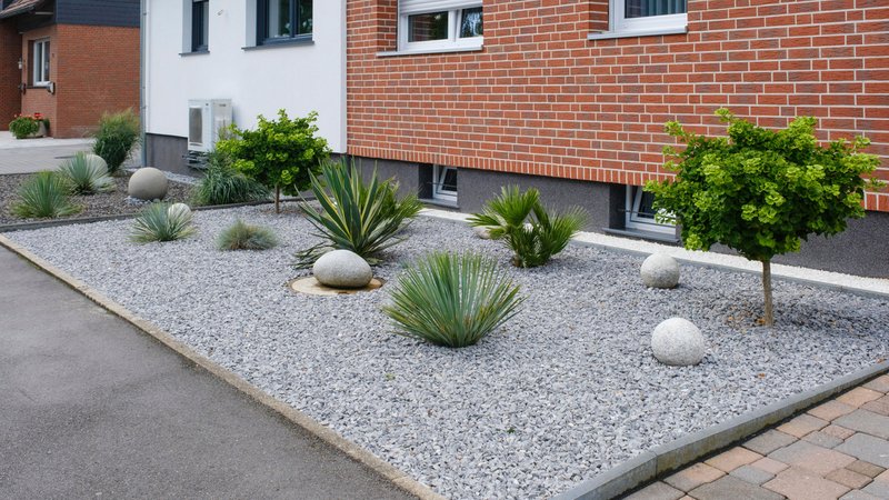 Begrünter Schottergarten: Nach dem Regierungsentwurf zum bayerischen Modernisierungsgesetz kann dies eine Kommune künftig nicht mehr verhindern. | Bild: dpa-picture alliance / imageBROKER | Wilfried Wirth Begrünter Schottergarten: Nach dem Regierungsentwurf zum bayerischen Modernisierungsgesetz kann dies eine Kommune künftig nicht mehr verhindern.