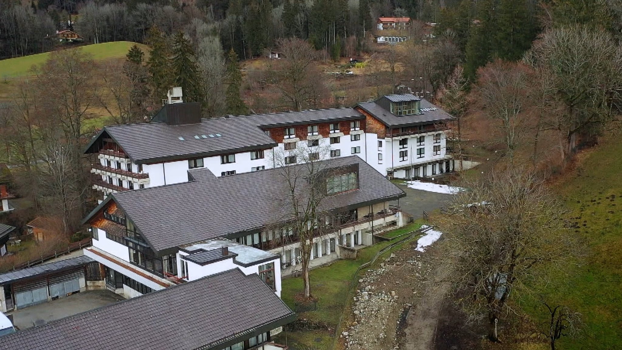 Die Seniorenresidenz Schliersee besteht aus mehreren Gebäudekomplexen. 