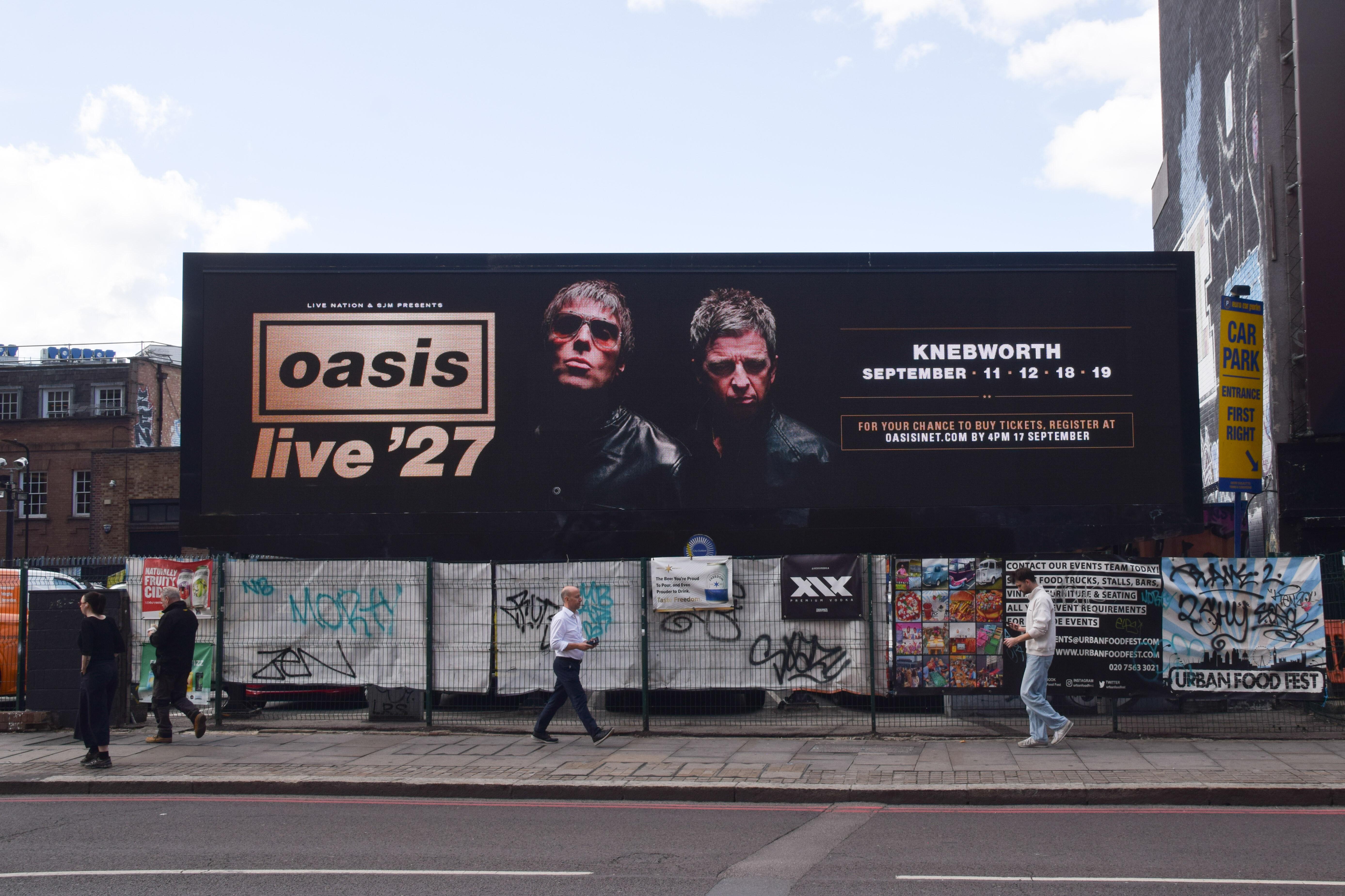 Tour 2027: Oasis warns fans about ticket scams