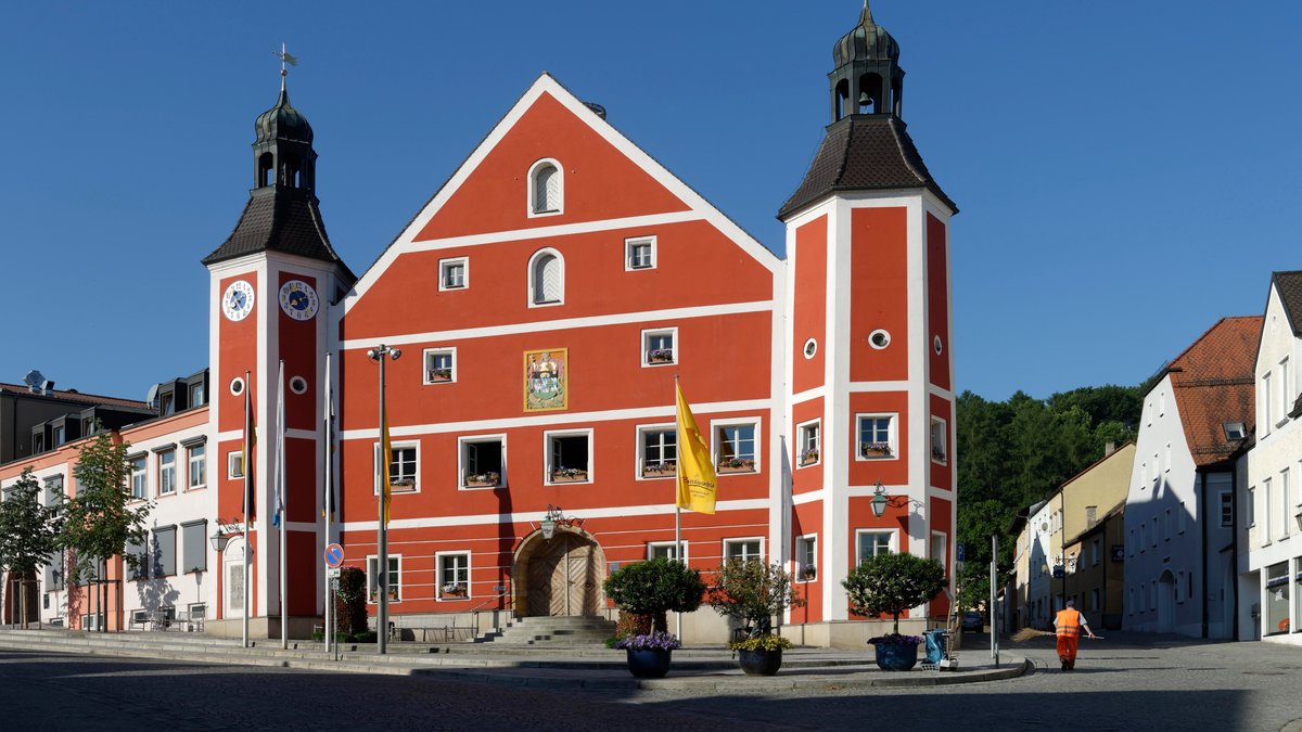 Das Rathaus von Burglengenfeld