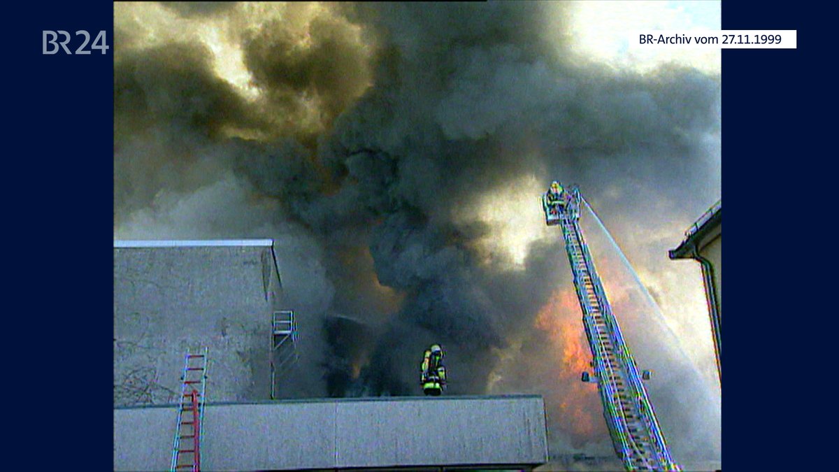 BR24 Retro: Großbrand am Nockherberg 1999