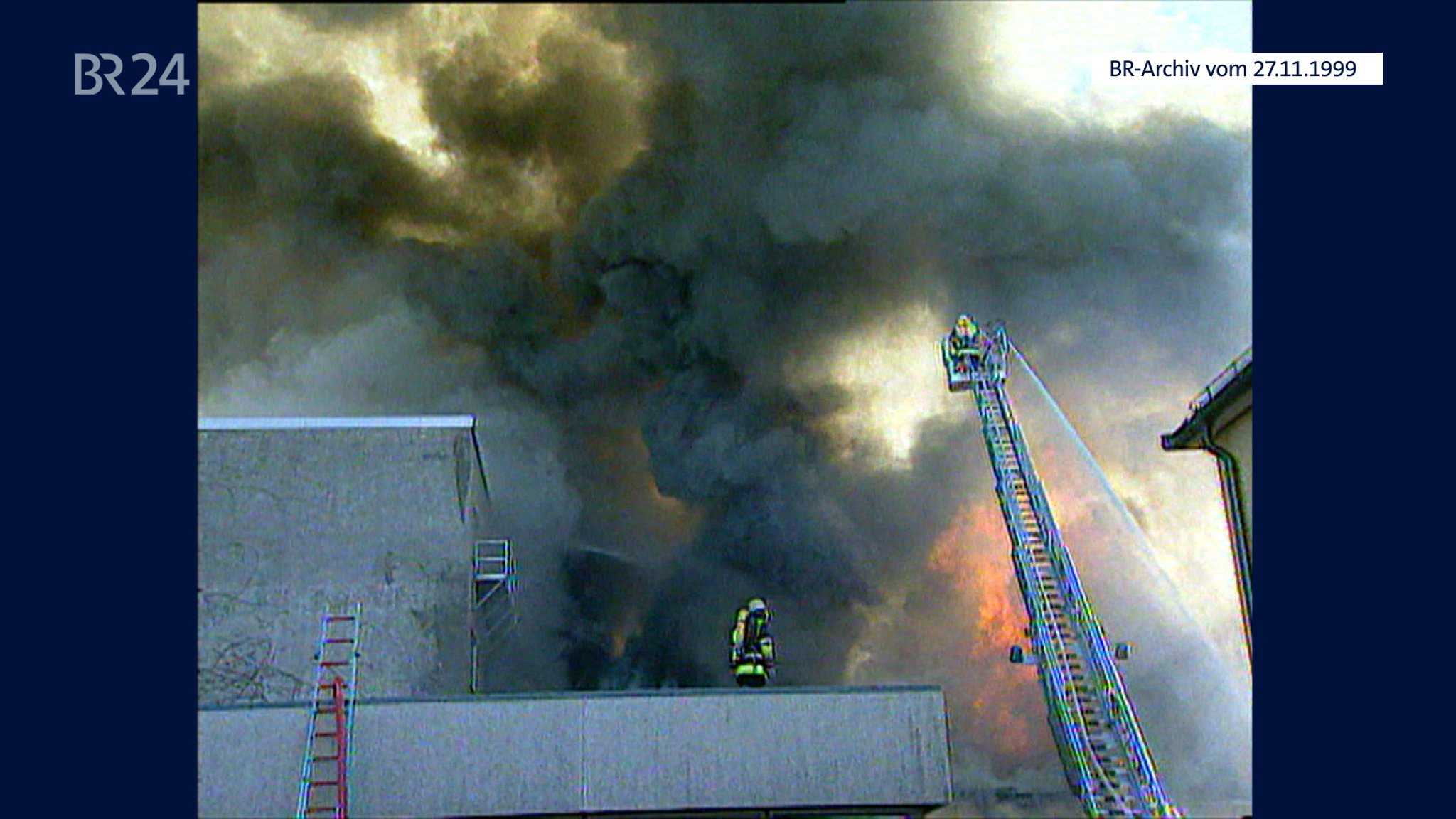 BR24 Retro: Großbrand am Nockherberg 1999