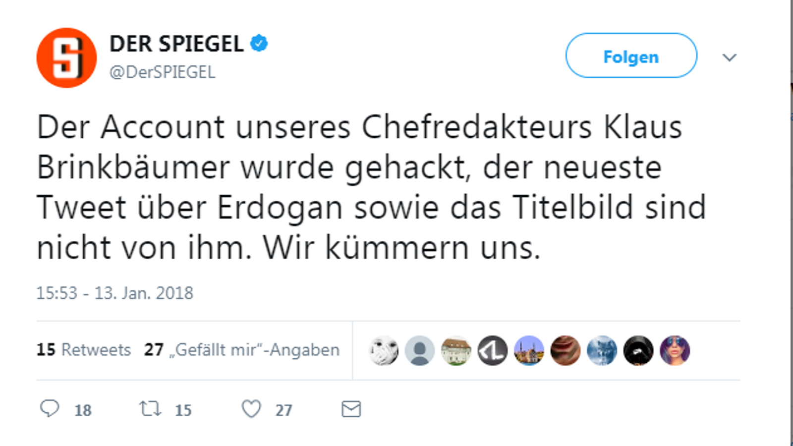 Bild: "Spiegel"-Tweet