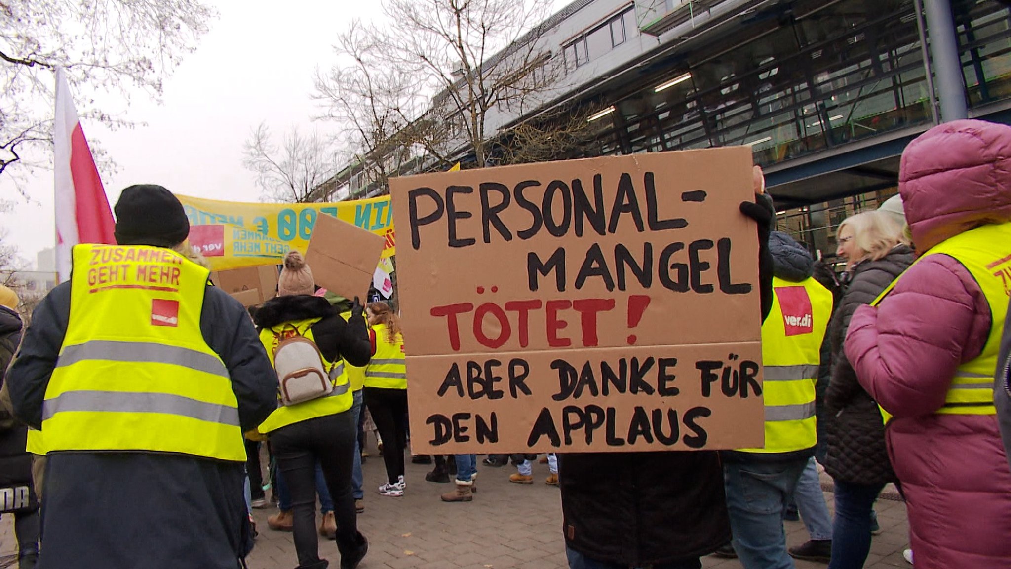 Warnstreik im Gesundheitswesen - Bayerns Unikliniken betroffen