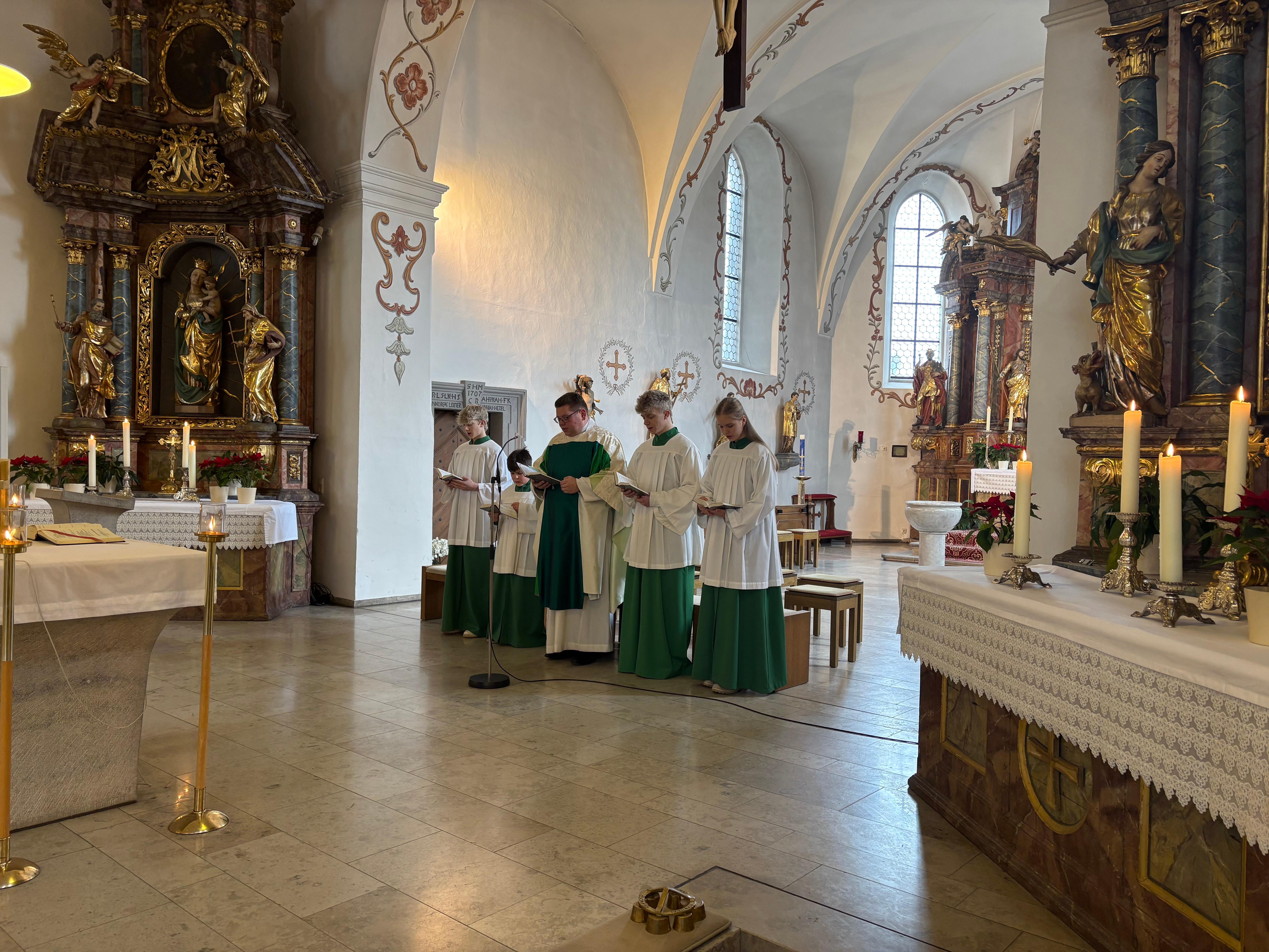 Gottesdienst in der St. Leonhard Kirche Breitengüßbach
